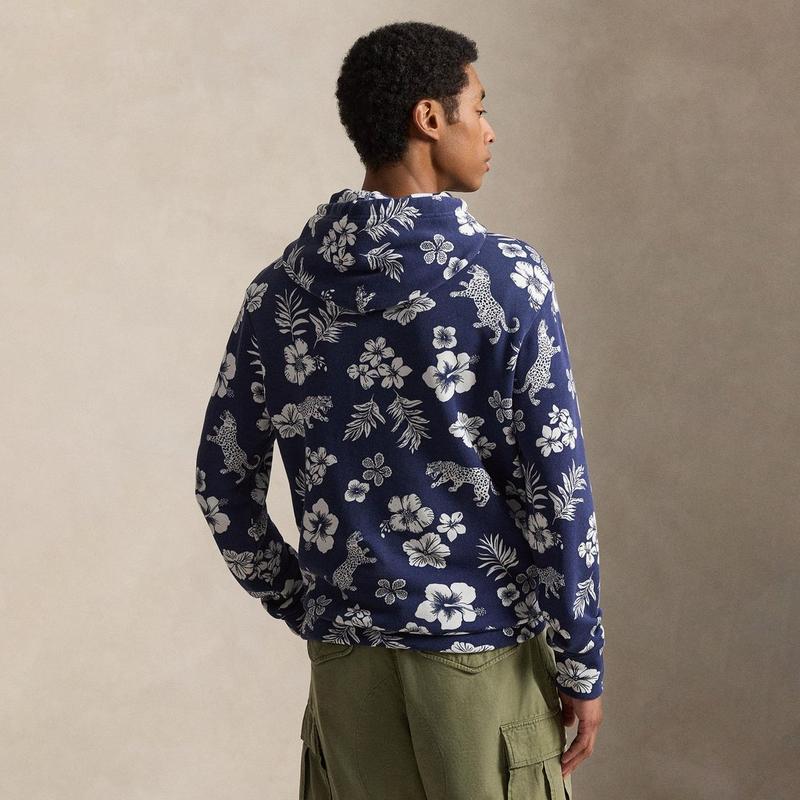 Polo Ralph Lauren Chandail &agrave; capuchon Tropical en molleton pour hommes
