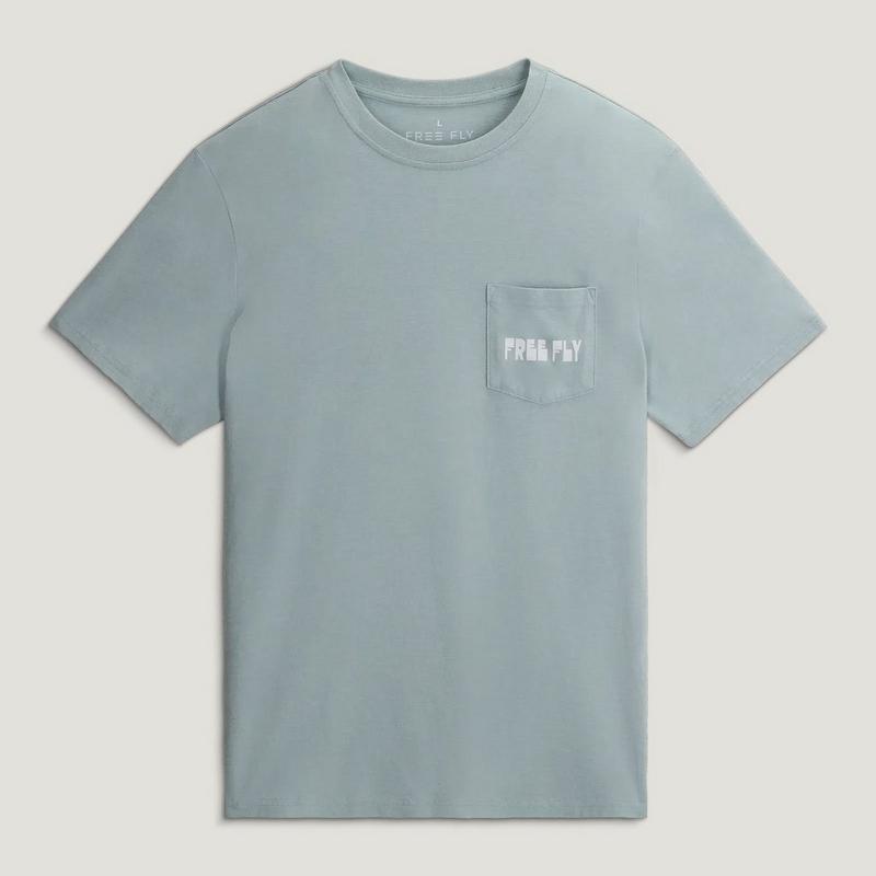 Free Fly T-shirt &agrave; poche Wild Pursuits pour hommes