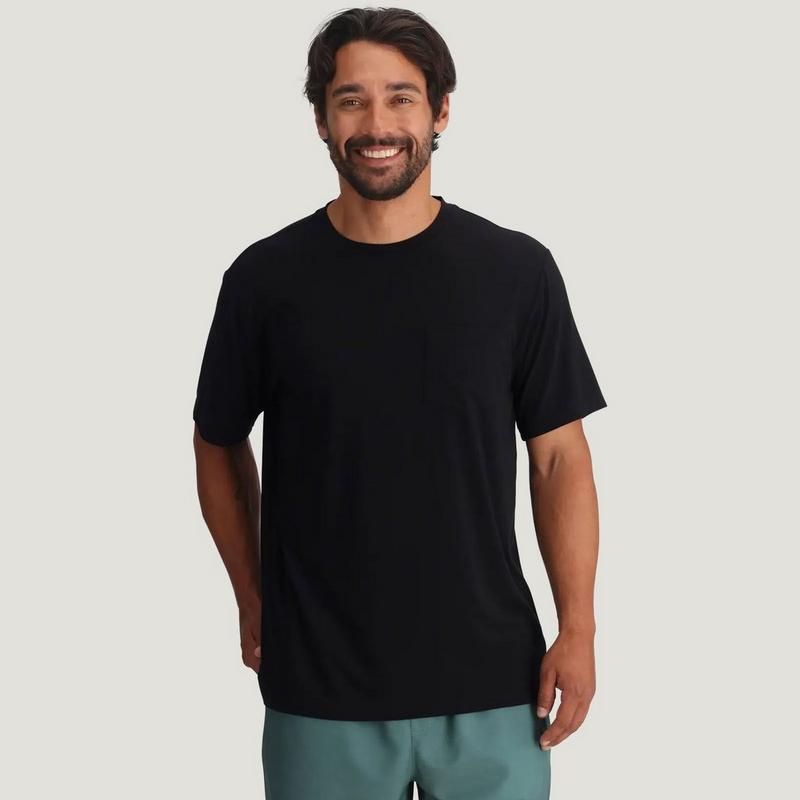 Free Fly T-shirt Bamboo Flex avec poche pour hommes