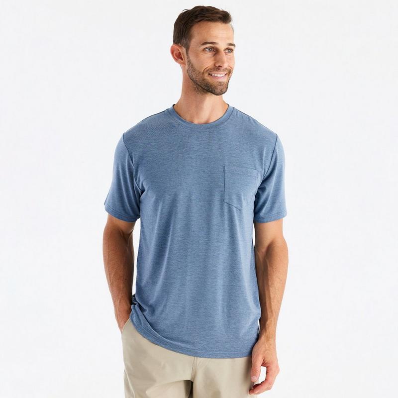 Free Fly Men's Bamboo Flex Pocket T-Shirt