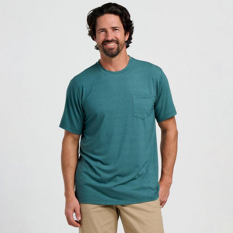 Free Fly T-shirt Bamboo Flex avec poche pour hommes