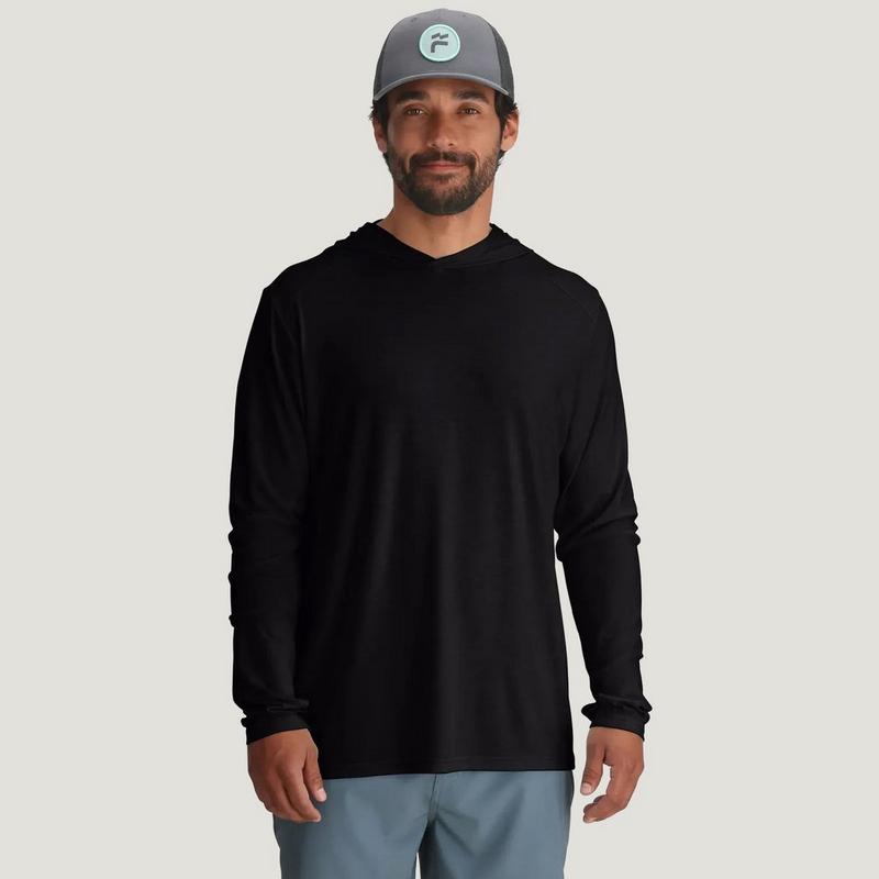 Free Fly Haut &agrave; capuchon Bamboo Shade pour hommes