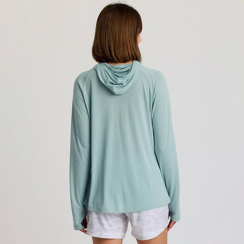 Free Fly Haut &agrave; capuchon Bamboo Lightweight II pour femmes