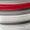 Grey / Red | Ensemble de contenants alimentaires en acier (3 unit&eacute;s - M)