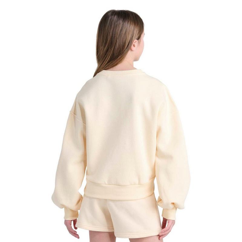 adidas Originals Chandail en molleton avec logo Trefoil scintillant pour filles juniors [8-16]