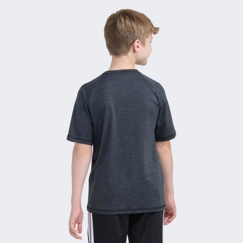 adidas T-shirt &agrave; manches raglan en m&eacute;lange pour gar&ccedil;ons juniors [8-16]