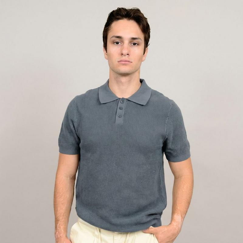 Oak & Ivy Polo en tricot pour hommes