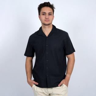 Oak & Ivy Chemise &agrave; manches courtes Camp en lin pour hommes