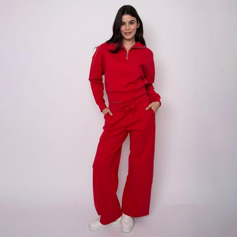 Oak & Ivy Chandail &agrave; demi-glissi&egrave;re en tricot de coton doux Seanni pour femmes