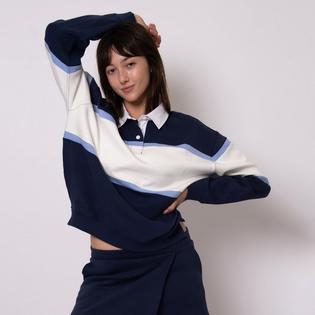 Oak & Ivy Chandail rugby en tricot doux Esther pour femmes
