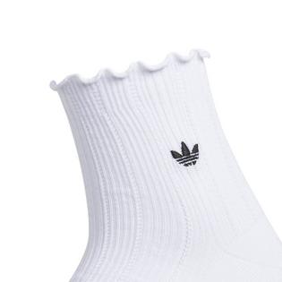 adidas Originals Unisex Ruffle Quarter Sock (3 Pack)