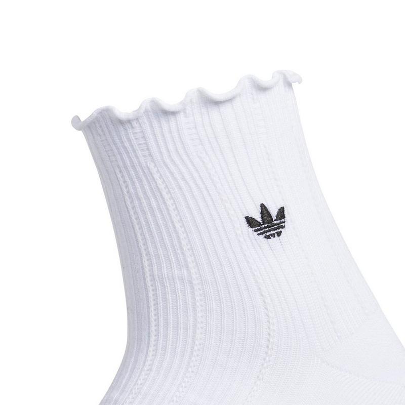 adidas Originals Unisex Ruffle Quarter Sock (3 Pack)