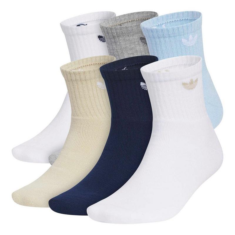 adidas Originals Chaussettes courtes Trefoil 2.0 unisexes (paquet de 6)