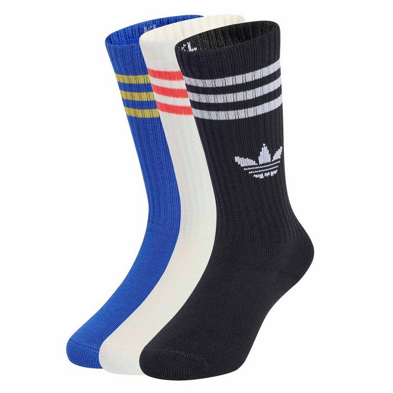 adidas Originals Chaussettes mi-mollet 3-Stripes pour enfants (paquet de 6)