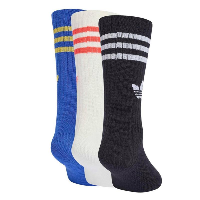 adidas Originals Chaussettes mi-mollet 3-Stripes pour enfants (paquet de 6)