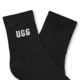 UGG Women's Quinlin Logo Quarter Sock (3 Pack)