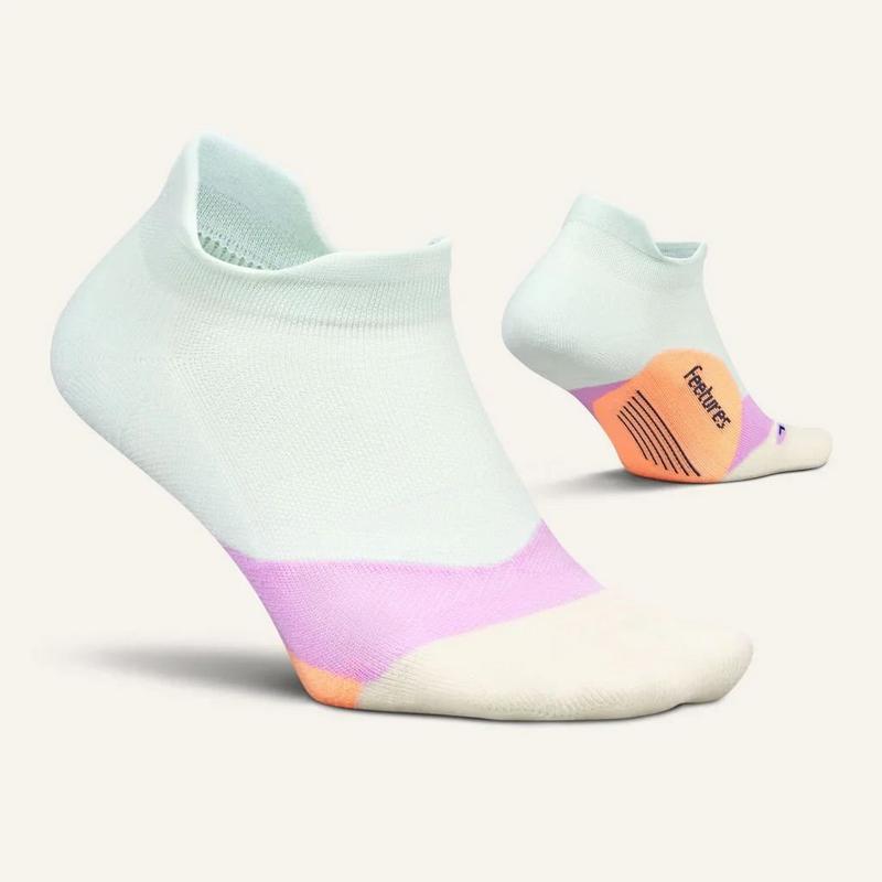 Feetures Chaussette l&eacute;g&egrave;rement rembourr&eacute;e Elite Tab unisexe