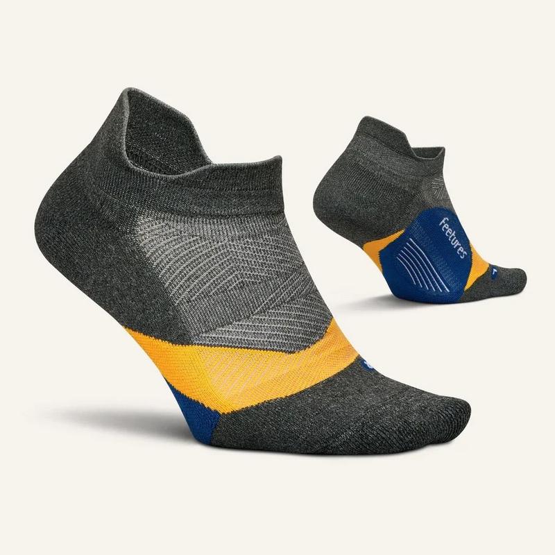 Feetures Chaussette l&eacute;g&egrave;rement rembourr&eacute;e Elite Tab unisexe