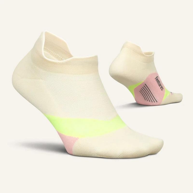 Feetures Chaussette l&eacute;g&egrave;rement rembourr&eacute;e Elite Tab unisexe