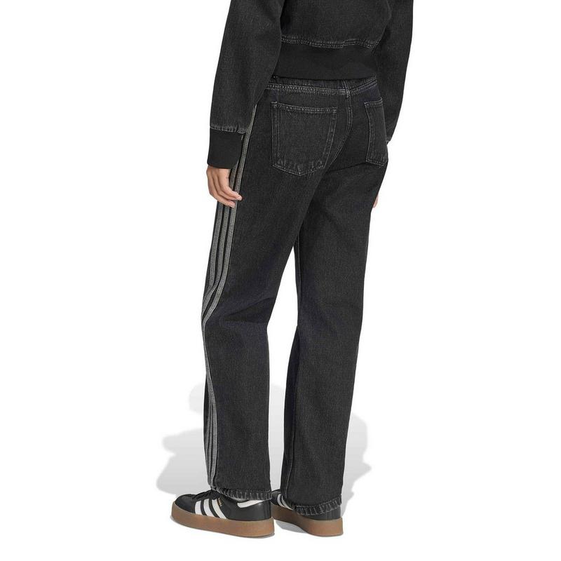 adidas Originals Jean droit Firebird &agrave; taille mi-haute pour femmes (32 po)