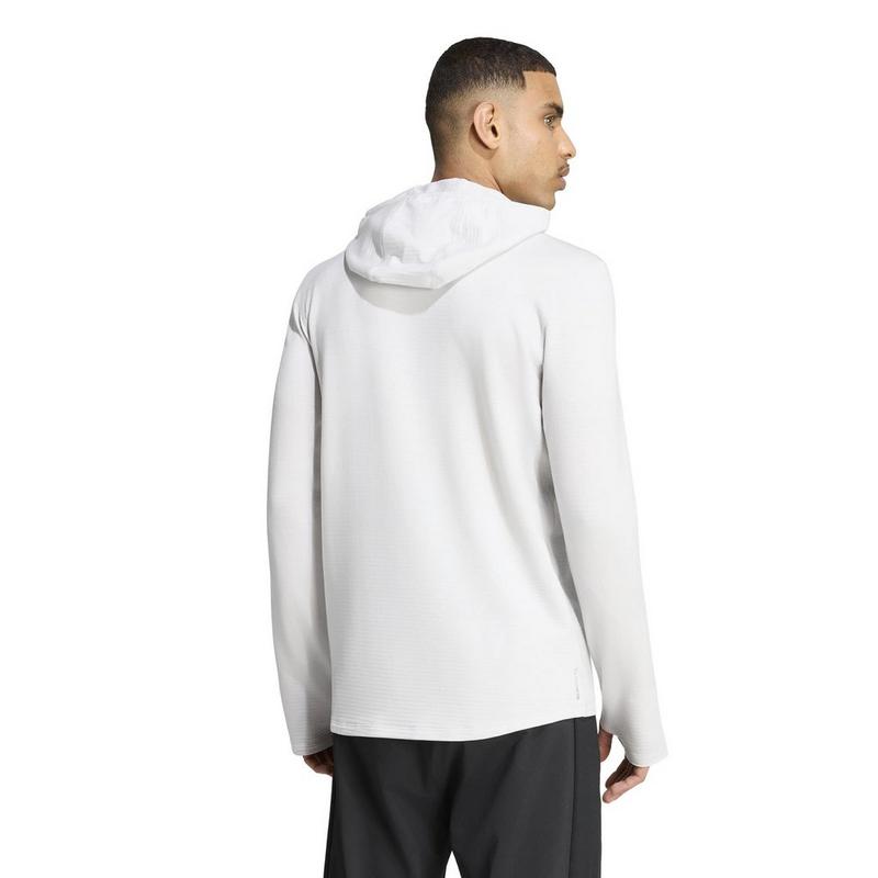 adidas Men's adi365 Running Essentials Winterized Long Sleeve Hooded Top