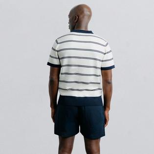 Champlain Men's Striped Knit Polo