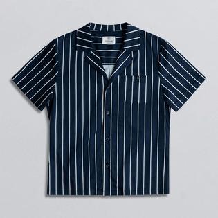 Champlain Men's Striped Camp Collar Shirt