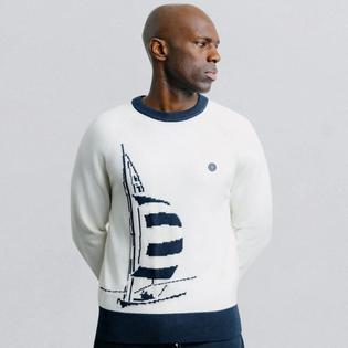Champlain Men's Sailboat Sweater