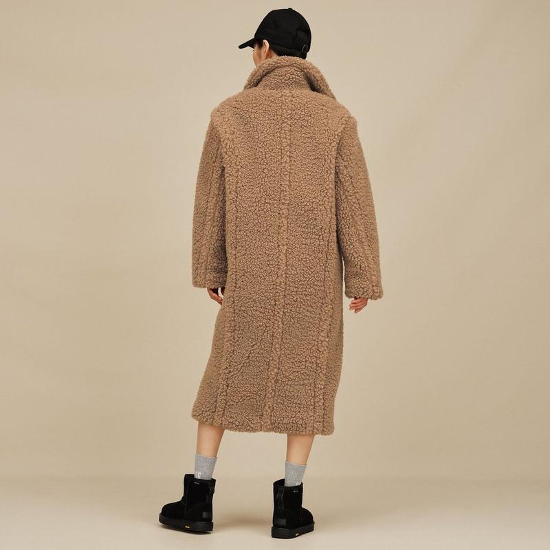UGG Women's Gertrude II Long Teddy Coat