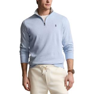 Polo Ralph Lauren Men's Luxury Jersey Quarter-Zip Pullover Top