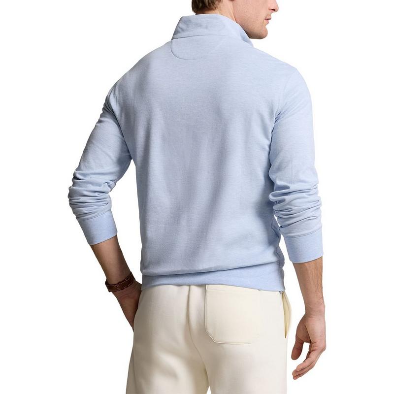 Polo Ralph Lauren Haut &agrave; col montant &agrave; glissi&egrave;re en jersey de luxe pour hommes