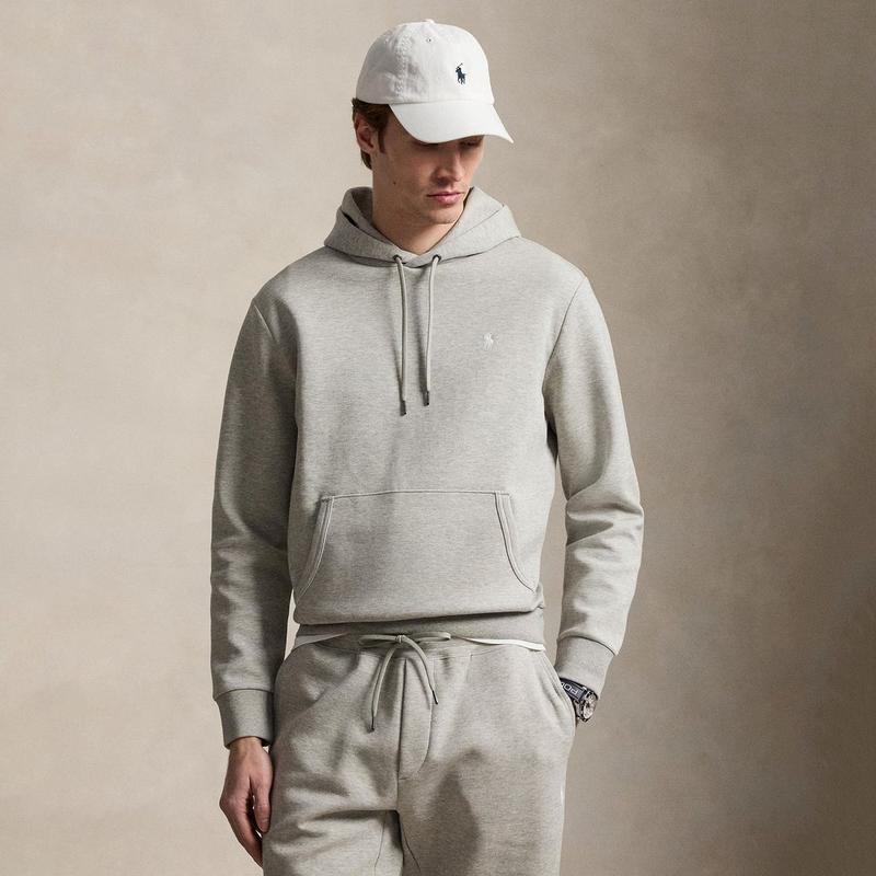 Polo Ralph Lauren Chandail &agrave; capuchon en double tricot pour hommes