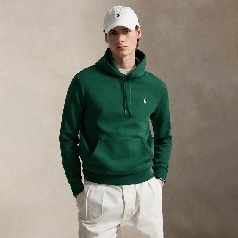 Polo Ralph Lauren Chandail &agrave; capuchon en double tricot pour hommes