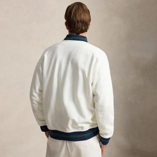 Polo Ralph Lauren Veste de baseball en molleton &agrave; coupe d&eacute;contract&eacute;e pour hommes