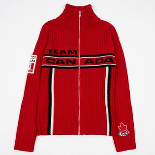 Sports Club Atelier Chandail ajust&eacute; en tricot et &agrave; glissi&egrave;re Chalet pour femmes