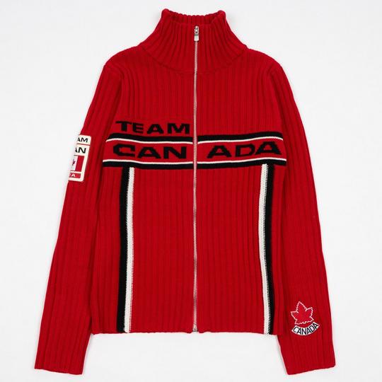 Sports Club Atelier Women s Chalet Fitted Knit Zip-Up Sweater