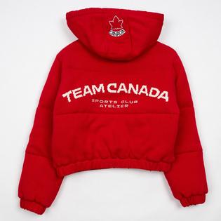 Sports Club Atelier Manteau matelass&eacute; en tricot et &agrave; capuchon Apr&egrave;s unisexe