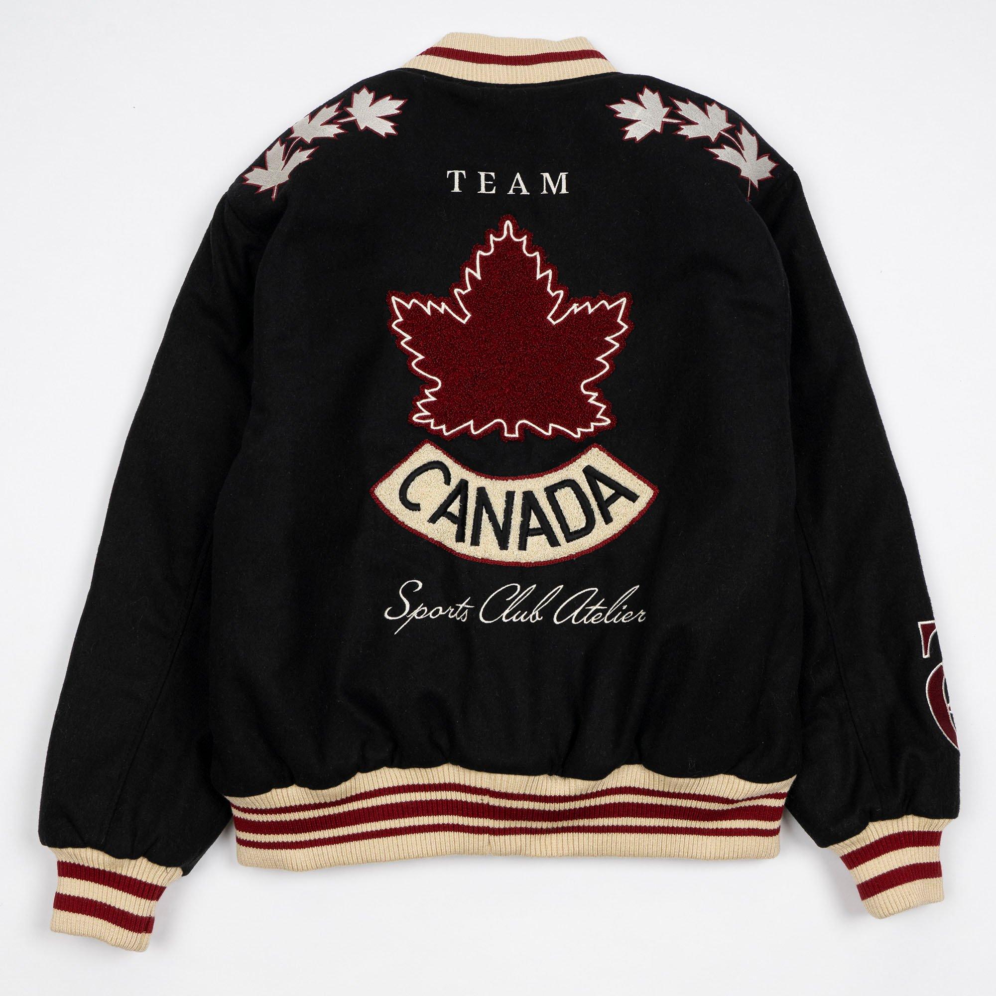 Unisex Leaf & Legacy Varsity Bomber Jacket | Sports Club Atelier