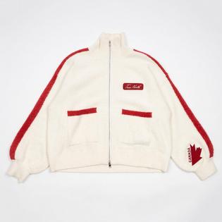 Sports Club Atelier Blouson en tricot boucl&eacute; unisexe