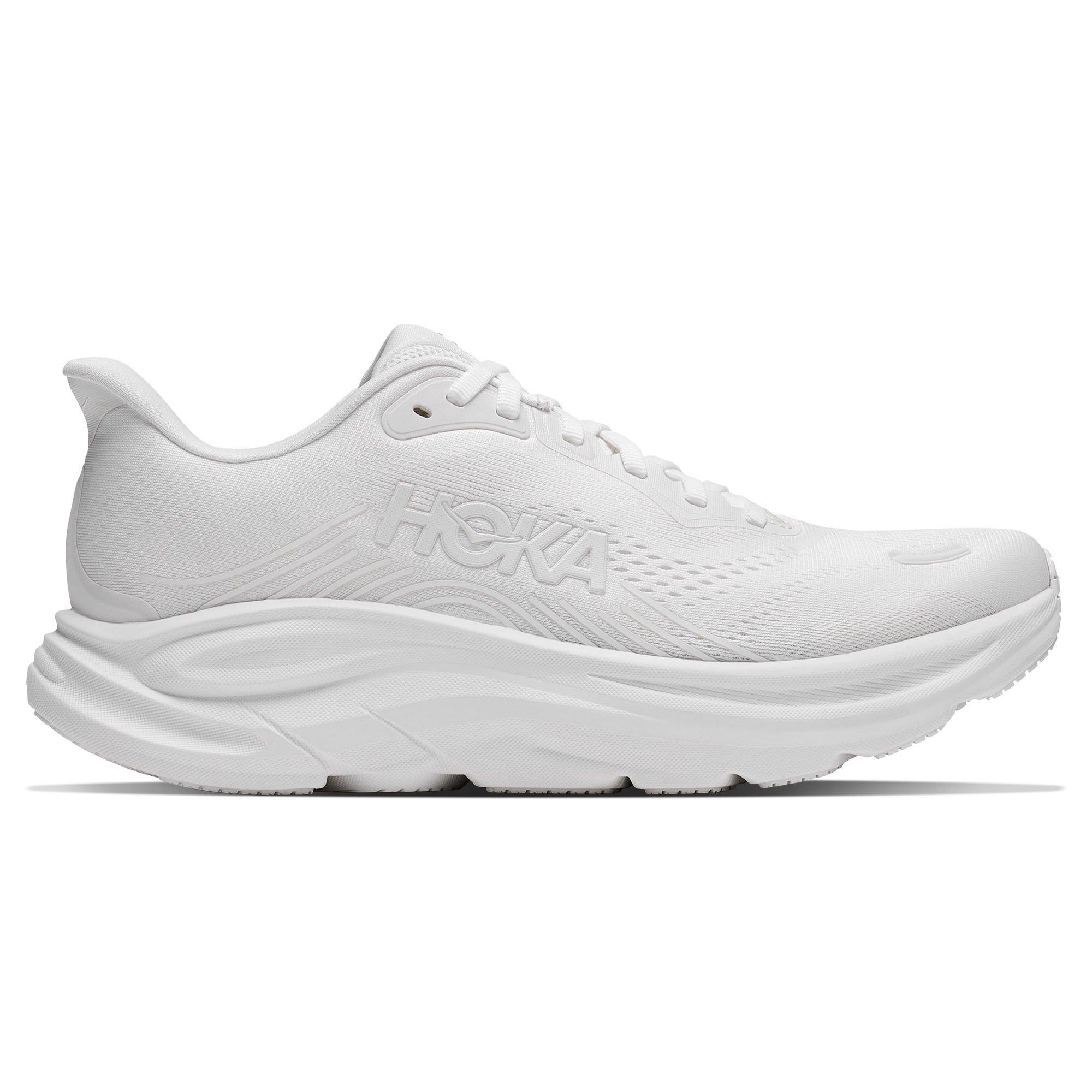 HOKA | Women's Clifton 11 Running Shoes Wide, White, Size 10