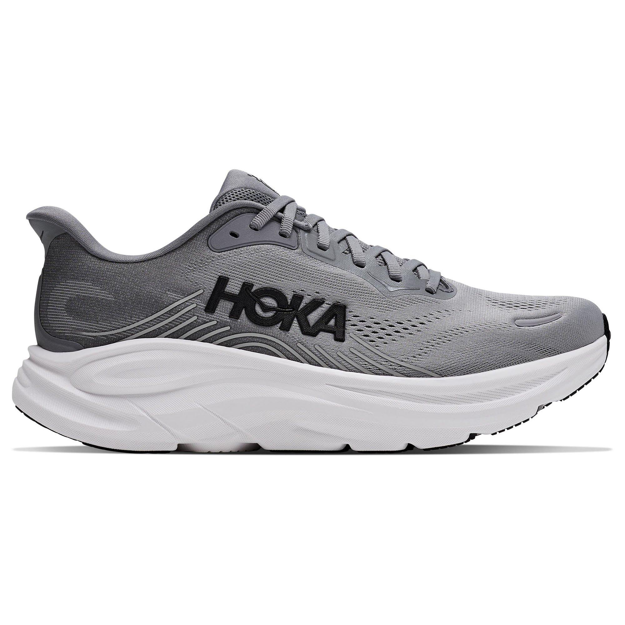 HOKA | Men's Clifton 11 Running Shoes Wide, Galactic Grey Stellar Grey, Size 9.5