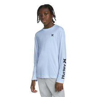 Hurley Junior Boys' [8-16] Icon UPF Long Sleeve Rashguard