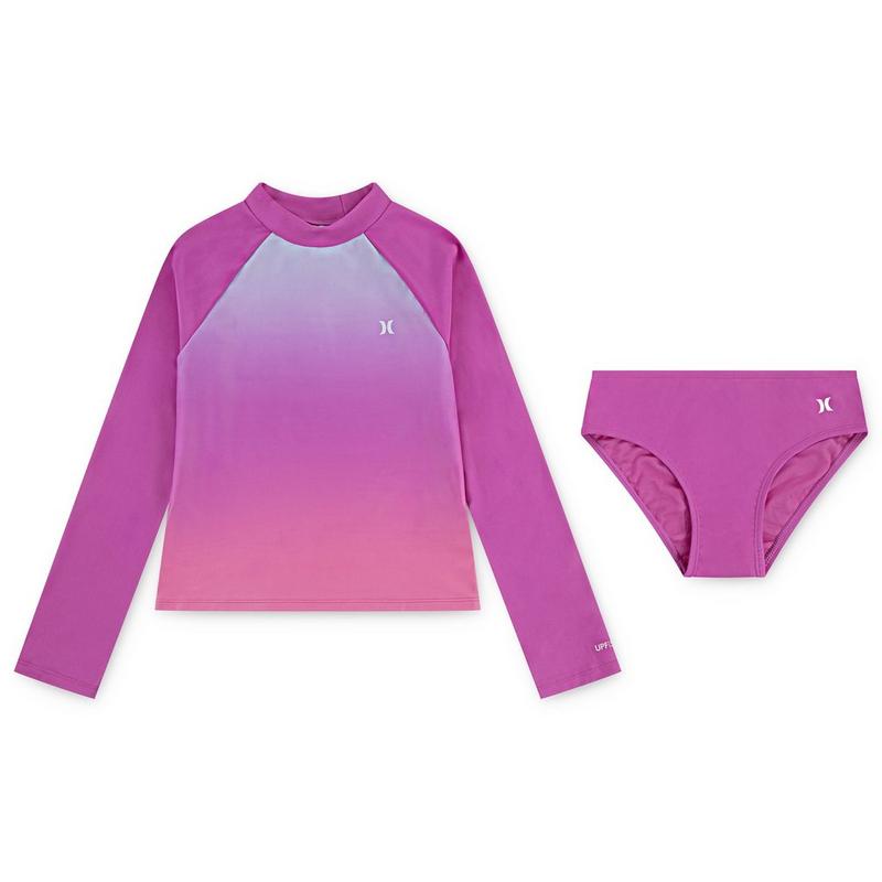 Hurley Ensemble maillot dermoprotecteur + bas de maillot pour filles juniors [7-16]