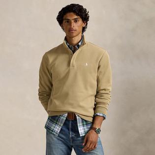 Polo Ralph Lauren Men's Double-Knit Mock Neck Pullover Sweatshirt