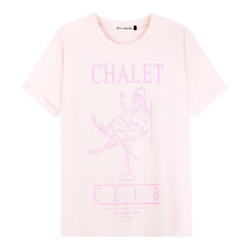 The Laundry Room Women's Chalet Club Apr&egrave;s Martini Oversized T-Shirt
