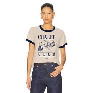 The Laundry Room Women's Chalet Club Gondola Perfect Ringer T-Shirt
