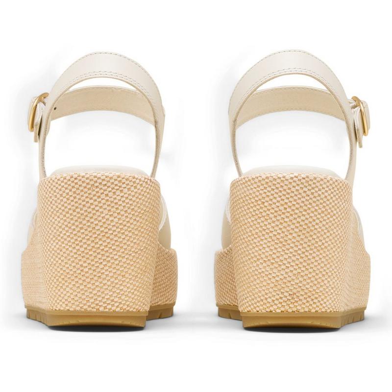 Sorel Sandale compens&eacute;e &agrave; sangle de cheville Sunpeak pour femmes