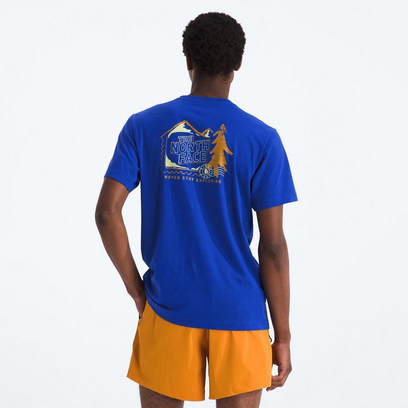 The North Face T-shirt Mountain Stamps pour hommes
