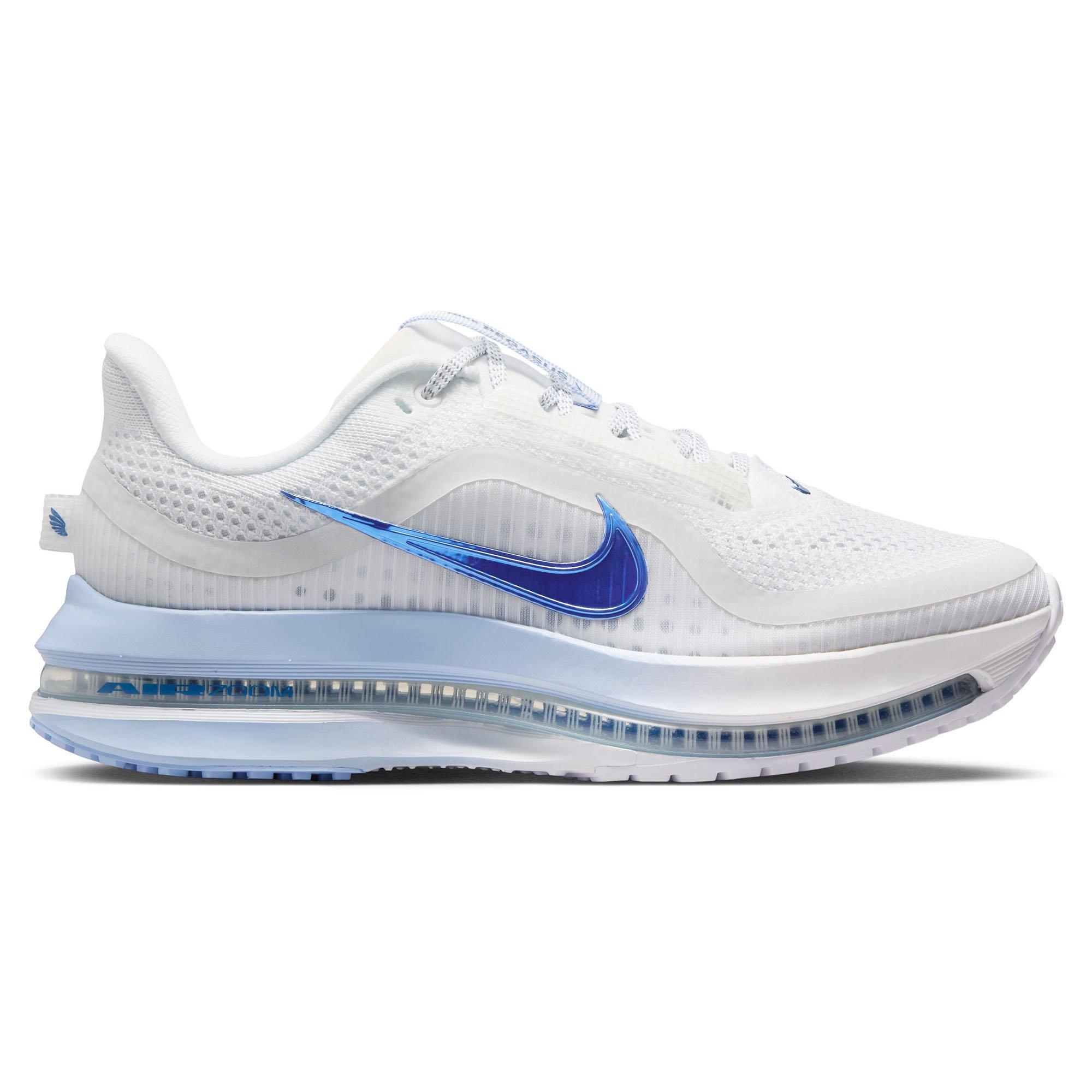 Nike | Women's Pegasus Premium Running Shoes, White/Mystic Navy/Aluminum Sundial, Size 6.5