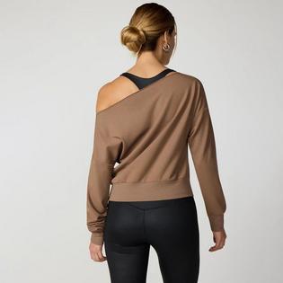 MPG Women's Cozy Fleece Flashdance Sweatshirt